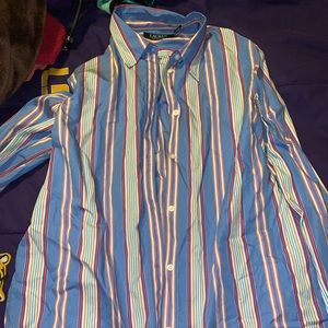 Button up women polo shirt